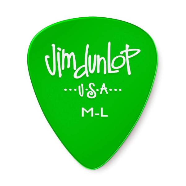 Медіатори Dunlop 486PML Gels Green Medium Light Player's Pack (12 шт.)