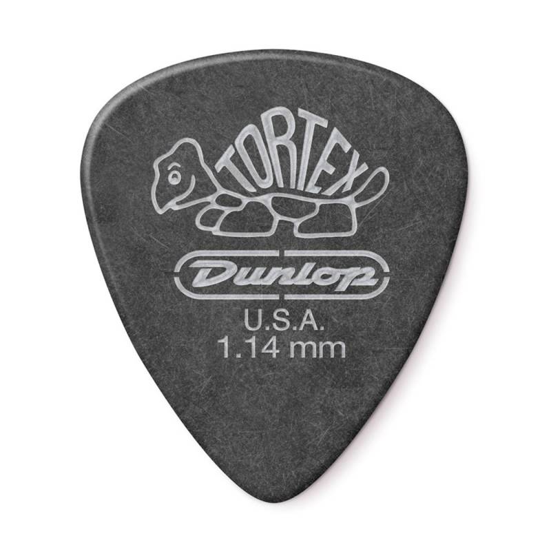 Медіатор Dunlop 4880 Tortex Pitch Black Guitar Pick 1.14 mm (1 шт.)