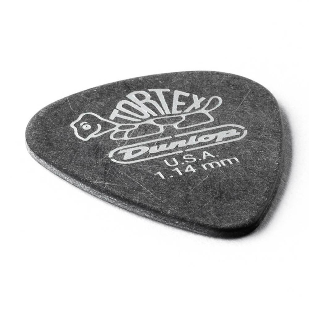 Медиатор Dunlop 4880 Tortex Pitch Black Guitar Pick 1.14 mm (1 шт.)