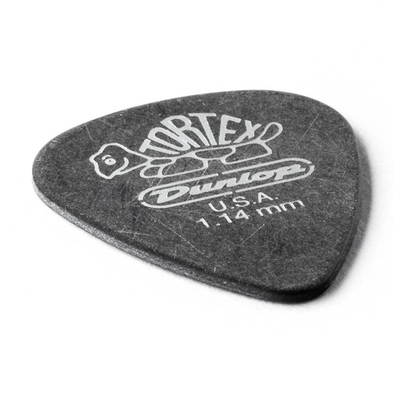 Медіатор Dunlop 4880 Tortex Pitch Black Guitar Pick 1.14 mm (1 шт.)