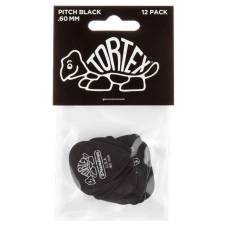 Медіатори Dunlop 488P.60 Tortex Pitch Black Standard Player's Pack 0.60 mm (12 шт.)