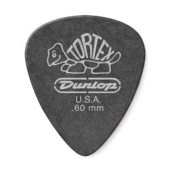 Медіатори Dunlop 488P.60 Tortex Pitch Black Standard Player's Pack 0.60 mm (12 шт.)