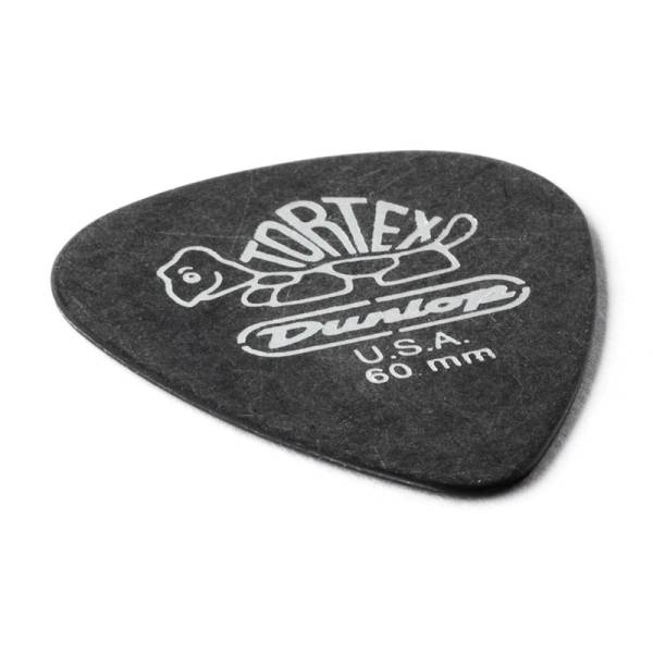 Медіатори Dunlop 488P.60 Tortex Pitch Black Standard Player's Pack 0.60 mm (12 шт.)