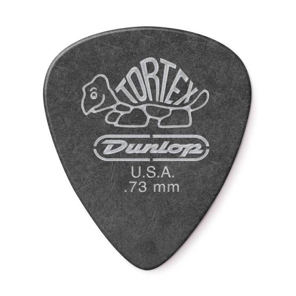 Медиаторы Dunlop 488P.73 Tortex Pitch Black Player's Pack 0.73 mm (12 шт.)