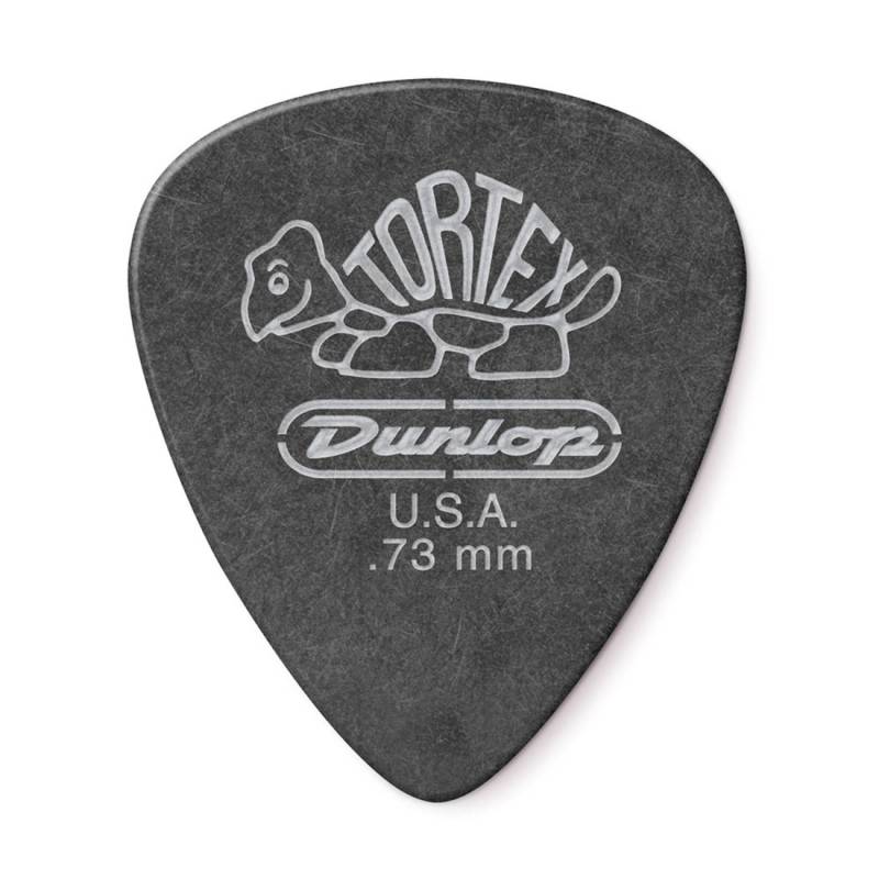 Медіатори Dunlop 488P.73 Tortex Pitch Black Player's Pack 0.73 mm (12 шт.)