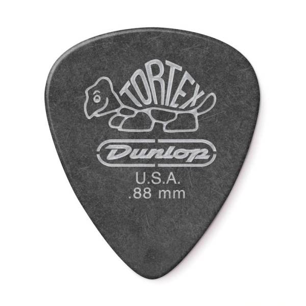 Медиаторы Dunlop 488P.88 Tortex Pitch Black Standard Player's Pack 0.88 mm (12 шт.)
