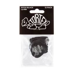 Медіатори Dunlop 488P1.0 Tortex Pitch Black Standart Guitar Pick 1.0 mm (12 шт.)