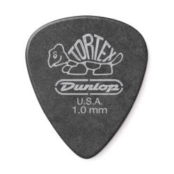 Медіатори Dunlop 488P1.0 Tortex Pitch Black Standart Guitar Pick 1.0 mm (12 шт.)