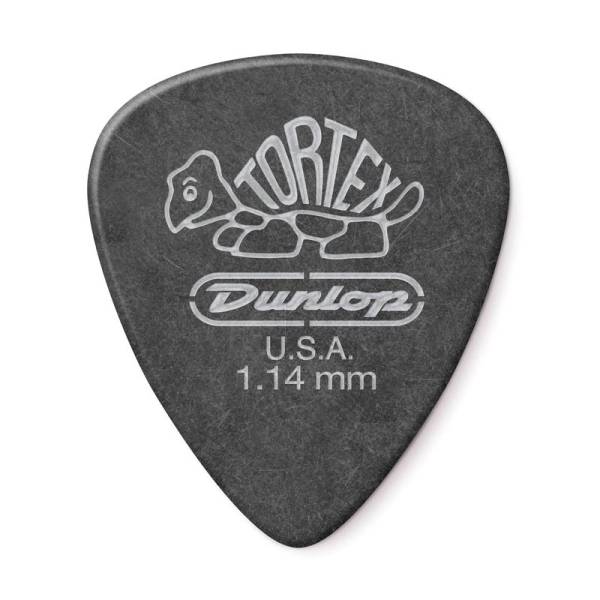 Медиаторы Dunlop 488P1.14 Tortex Pitch Black Standart Guitar Pick 1.14 mm (12 шт.)
