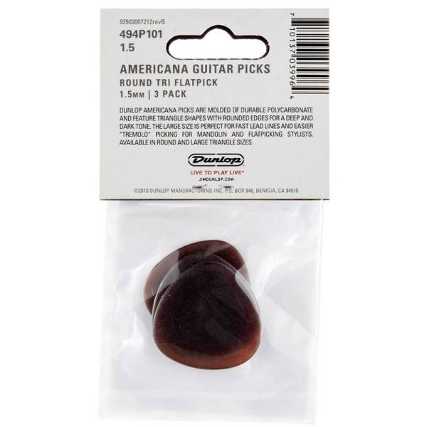 Медиаторы Dunlop 494P101 Americana Round Player's Pack (3 шт.)