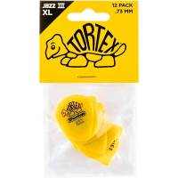 Медіатори Dunlop 498P0.73 Tortex Jazz III XL Player's Pack 0.73 mm (12 шт.)
