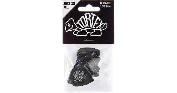 Plettri Dunlop Tortex Jazz III XL - Confezione Da 12, Spessore 1.35 Mm, Nero - Foto 11