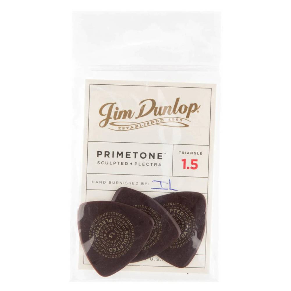 Медіатори Dunlop 513P1.5 Primetone Triangle Sculpted Plectra Player's Pack 1.5 mm (3 шт.)