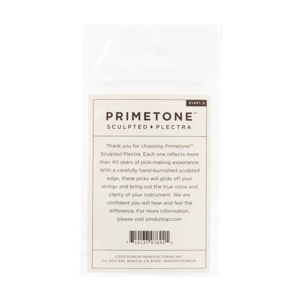 Медиаторы Dunlop 514P1.3 Primetone Semi Round Grip Player's Pack 1.3 mm (3 шт.)
