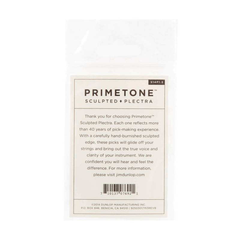 Медіатори Dunlop 514P1.3 Primetone Semi Round Grip Player's Pack 1.3 mm (3 шт.)