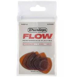 Медіатори Dunlop 549P1.0 Flow Standard Grip Picks 1.0 mm (6 шт.)
