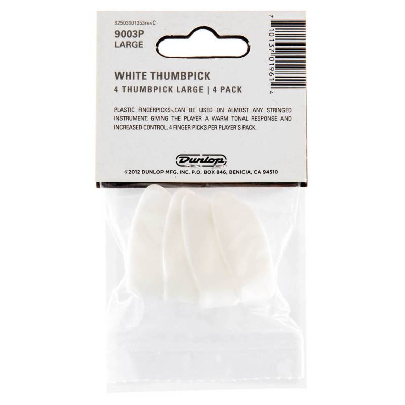 Медиаторы Dunlop 9003P ThumbPick Large (4 шт.)