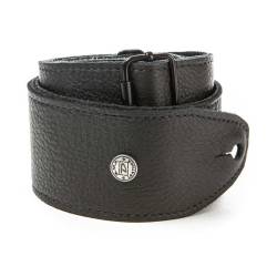 Ремінь для гітари DUNLOP BMF15BK BMF TRI-GLIDE LEATHER BLACK STRAP