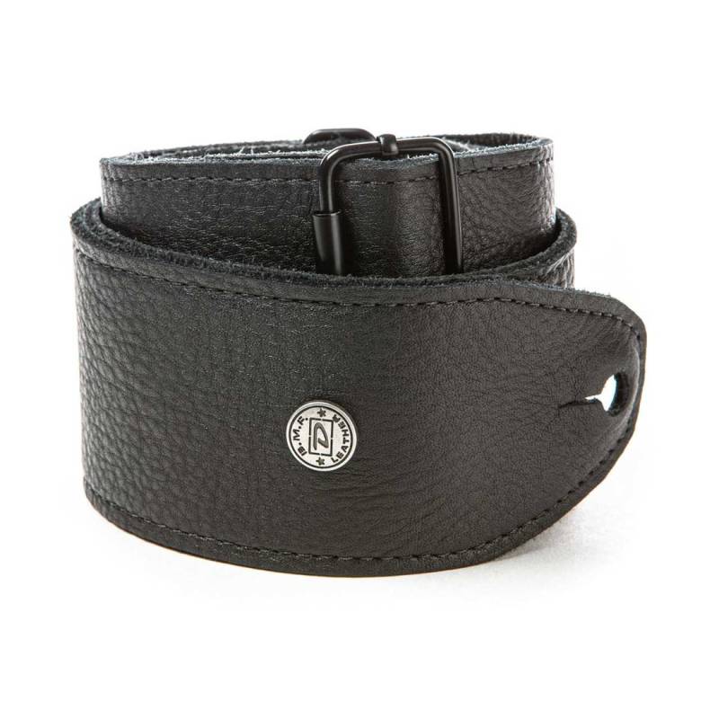Ремень для гитары DUNLOP BMF15BK BMF TRI-GLIDE LEATHER BLACK STRAP