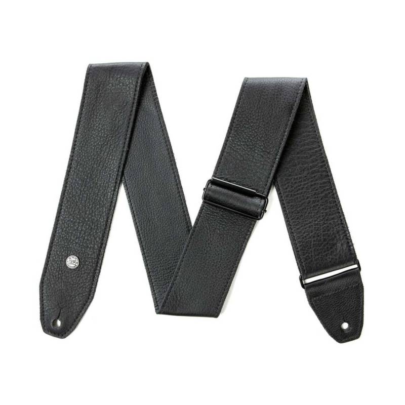 Ремень для гитары DUNLOP BMF15BK BMF TRI-GLIDE LEATHER BLACK STRAP