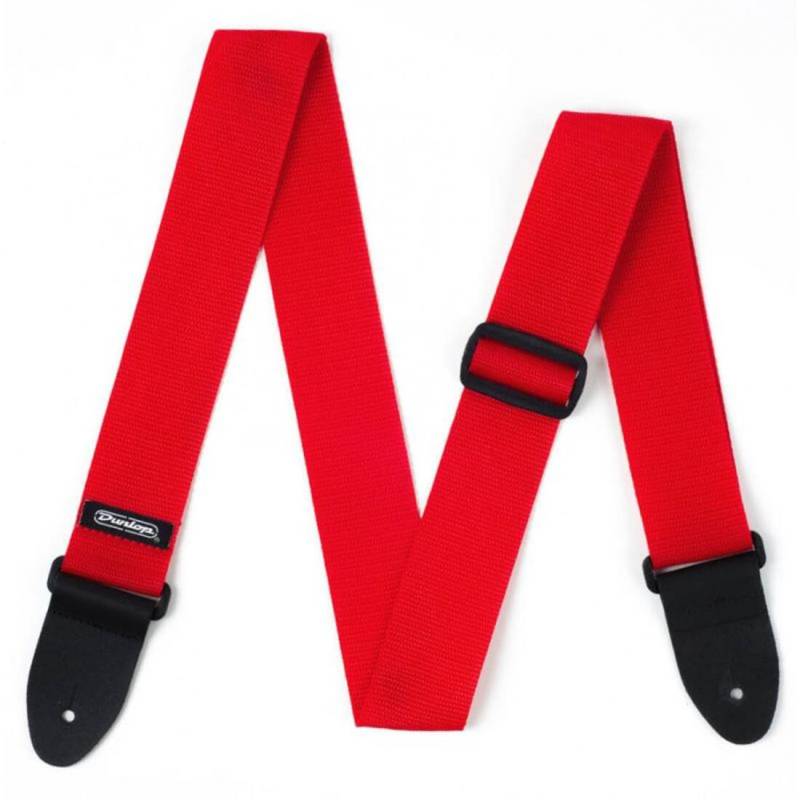 Ремень для гитары Dunlop D07-01RD Guitar Poly Strap Red