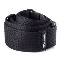 Ремень для гитары Dunlop D27-01BK Ribbed Cotton Strap Black