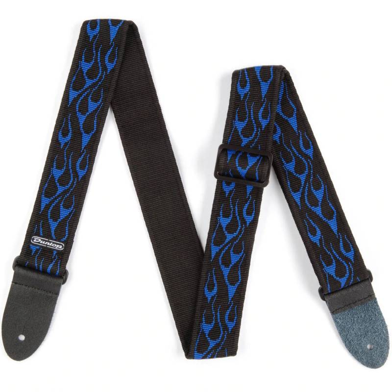 Ремінь для гітари Dunlop D3811BL Classic Flambe Blue Strap
