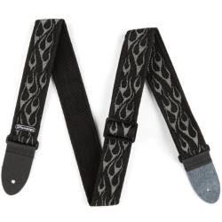 Ремень для гитары Dunlop D3811GY Classic Flambe Gray Strap