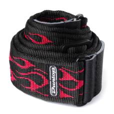 Ремінь для гітари Dunlop D3811RD Classic Flambe Red Strap