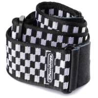 Ремень для гитары Dunlop D3831BK Black & White Checkered Strap