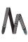 Ремень для гитары Dunlop D3831BK Black & White Checkered Strap