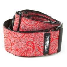 Ремень для гитары Dunlop D67-11 Jacquard Paisley Red