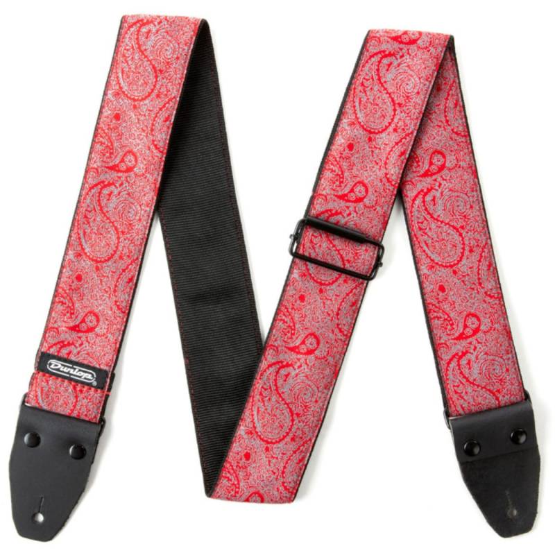 Ремінь для гітари Dunlop D67-11 Jacquard Paisley Red