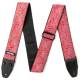 Ремінь для гітари Dunlop D67-11 Jacquard Paisley Red