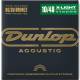 Струни для акустичної гітари Dunlop DAB1048 Bronze 80/20 Extra Light 10/48