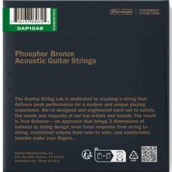 Струни для акустичної гітари Dunlop DAP1048 Phosphor Bronze Extra Light 10/48