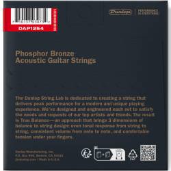 Струни для акустичної гітари Dunlop DAP1254 Phosphor Bronze Light 12/54