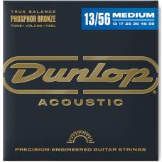 Струни для акустичної гітари Dunlop DAP1356 Phosphor Bronze Medium 13/56