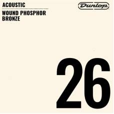 Струна Dunlop DAP26 Wound Phosphor Bronze .026