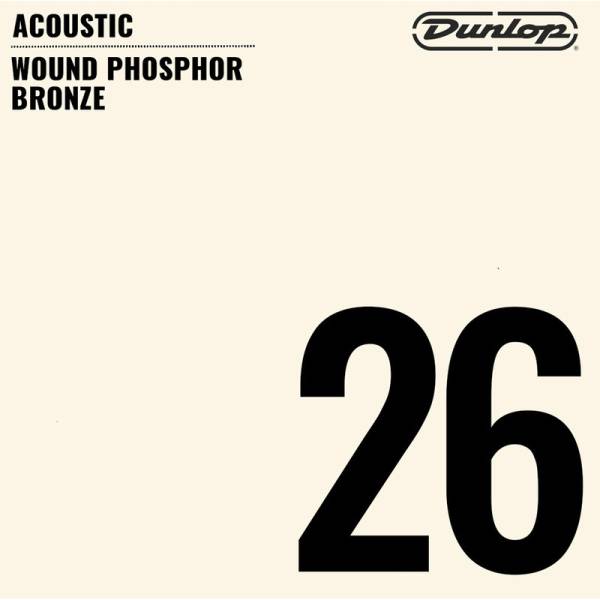Струна Dunlop DAP26 Wound Phosphor Bronze .026