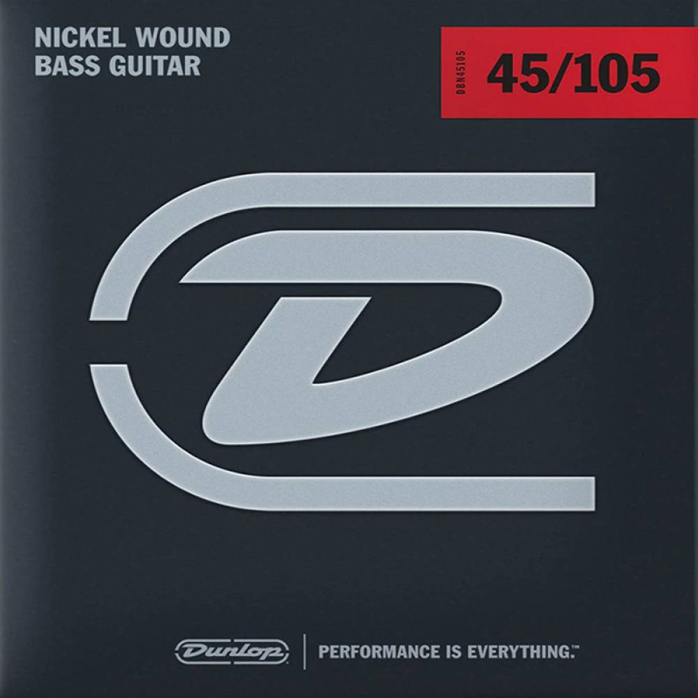 Струни для бас-гітари Dunlop DBN45105 Nickel Plated Steel Medium 45/105