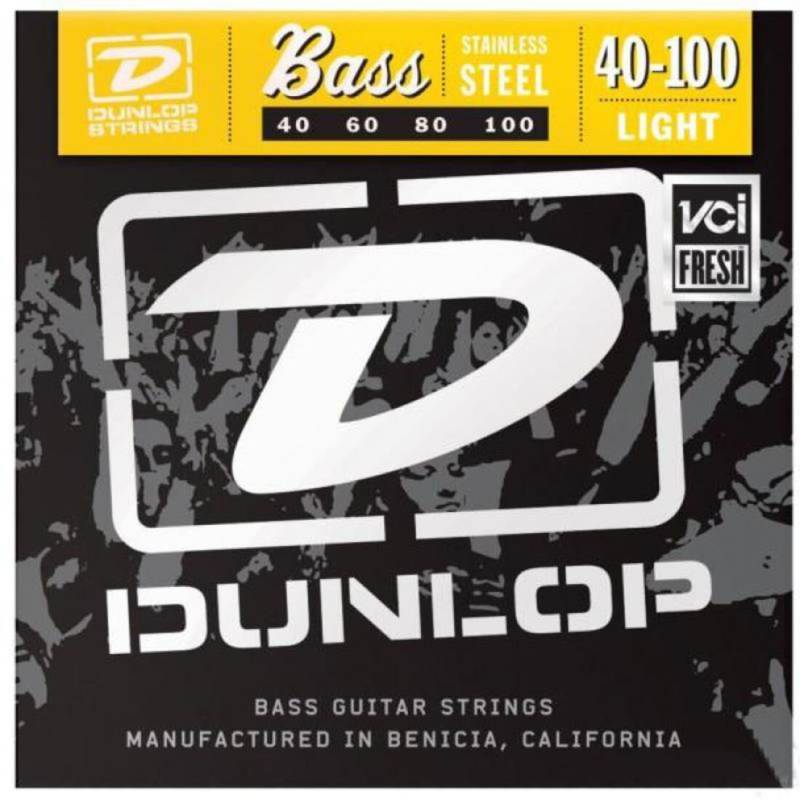 Струны для бас-гитары Dunlop DBS40100 Stainless Steel Light 40/100
