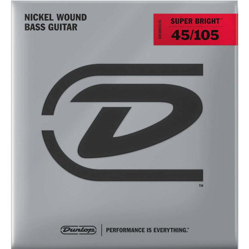 Струны для бас-гитары Dunlop DBSBN45105 Super Bright Nickel Wound Medium 45/105