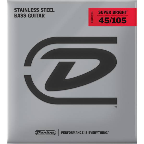 Струны для бас-гитары Dunlop DBSBS45105 Super Bright Steel Light 45/105