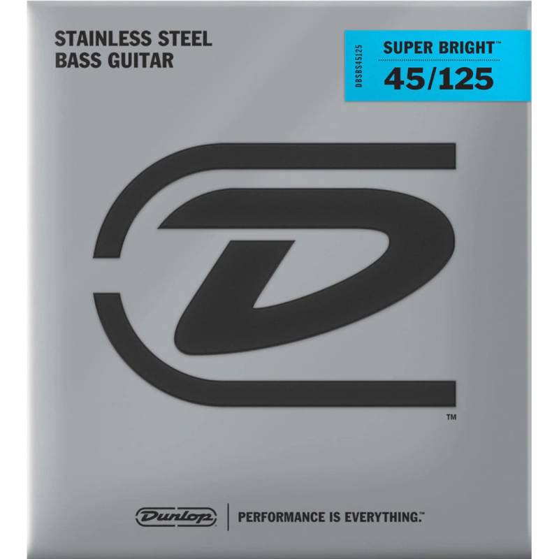 Струни для бас-гітари Dunlop DBSBS45125 Super Bright Steel 5 Strings Light 45/125