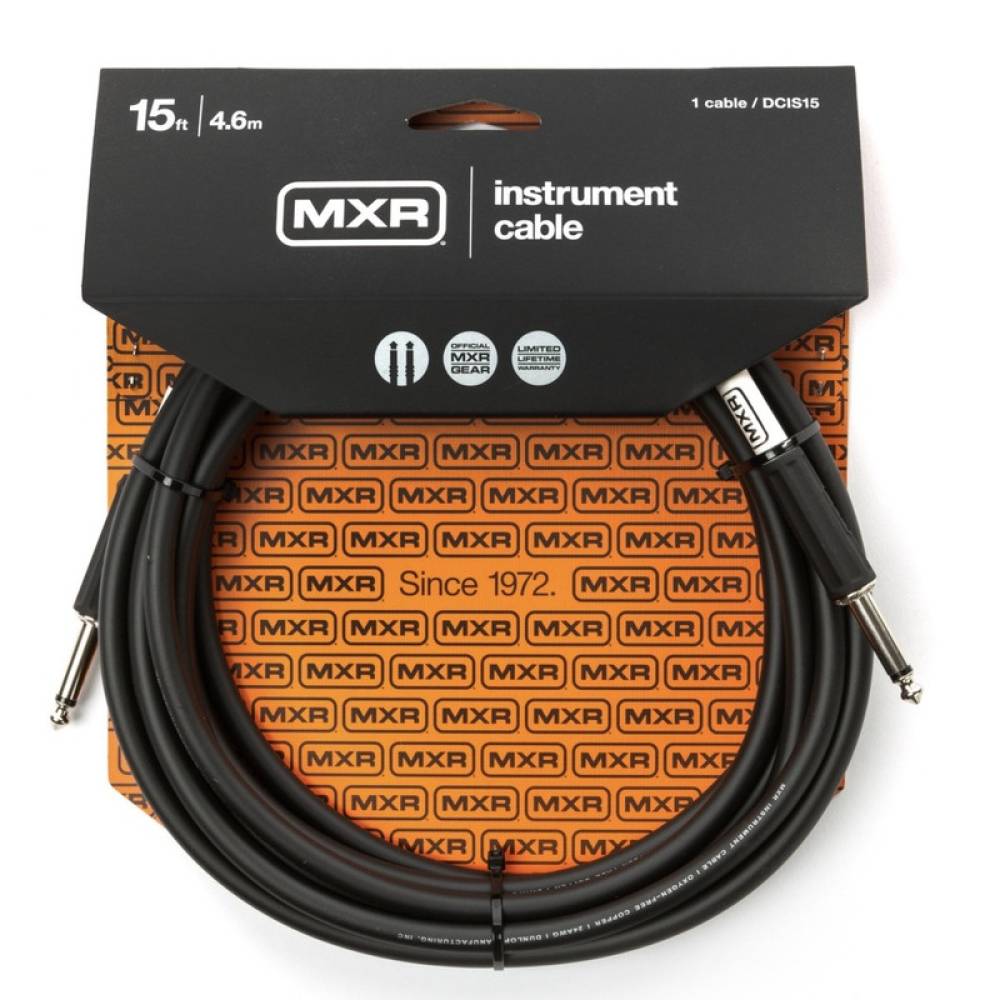 Кабель инструментальный Dunlop DCIS15 MXR Standard Instrument Cable 4.5m (15ft)