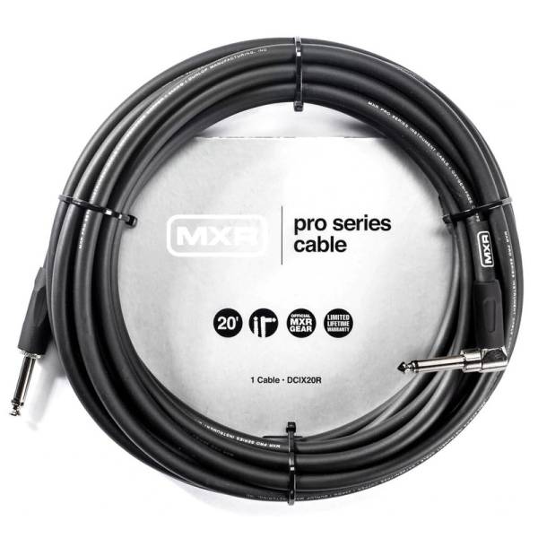 Кабель инструментальный Dunlop DCIX20R MXR Pro Series Instrument Cable 6.0m (20ft) (Straight/Right)