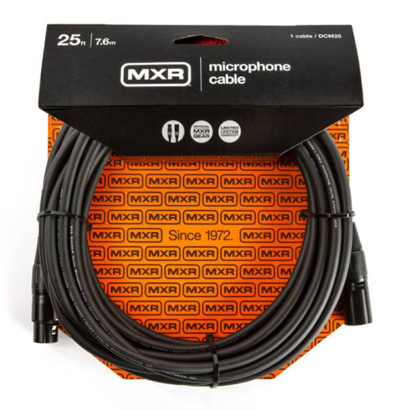 Мікрофонний кабель Dunlop MXR DCM25 Microphone Cable 7,5м (25ft)