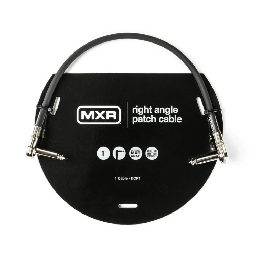 Інструментальний кабель Dunlop DCP1 MXR Patch Cable 0.3m (1ft) (Right Angle)