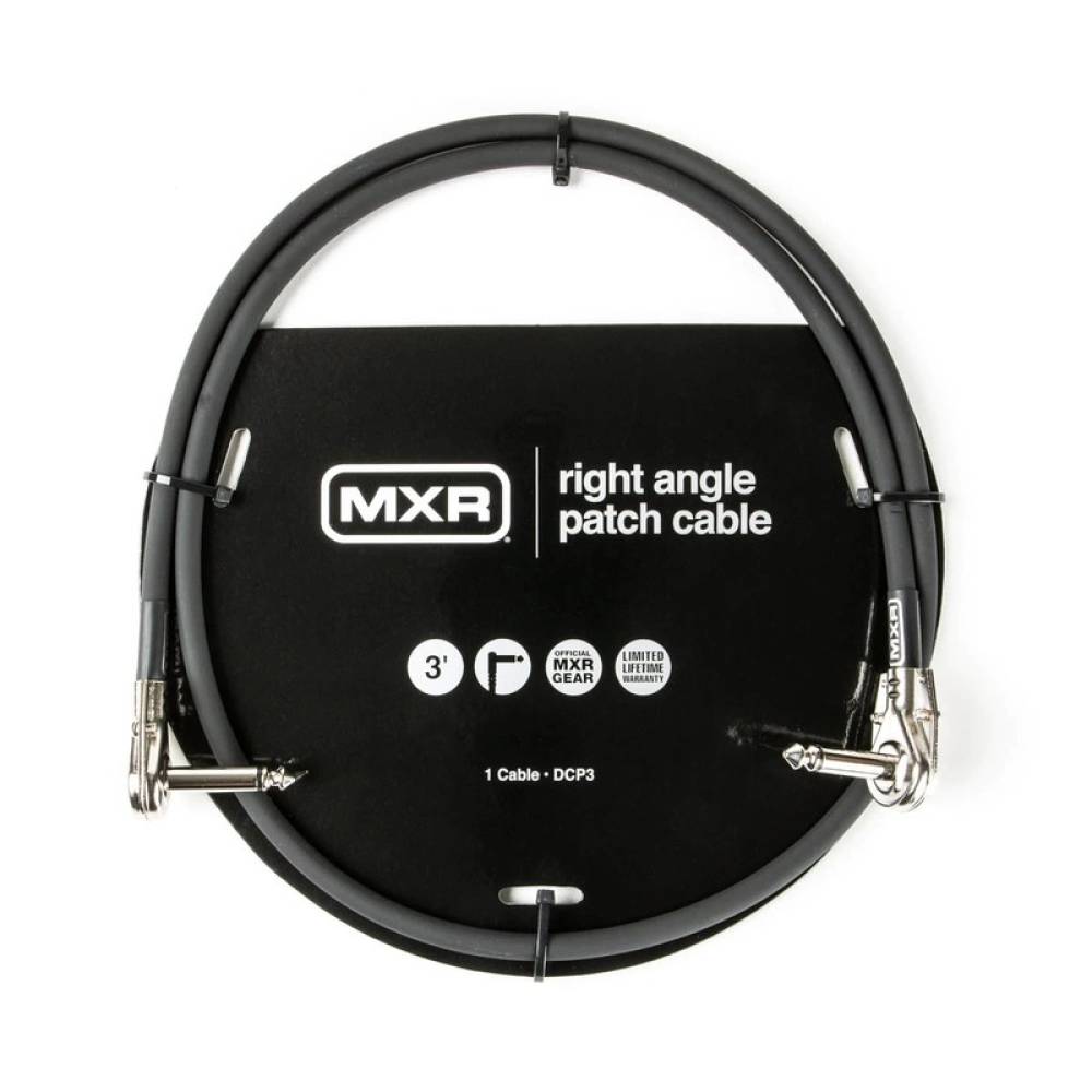 Кабель инструментальный Dunlop DCP3 MXR Patch Cable 0.9m (3ft) (Right Angle) Кабель инструментальный Dunlop DCP3 MXR Patch Cable 0.9m (3ft) (Right Angle)